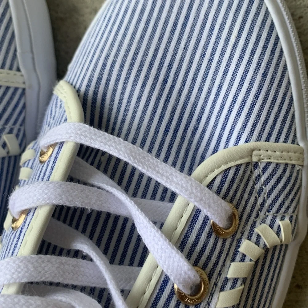 Jack Rogers Blue and White Canvas tennis shoes, sneakers